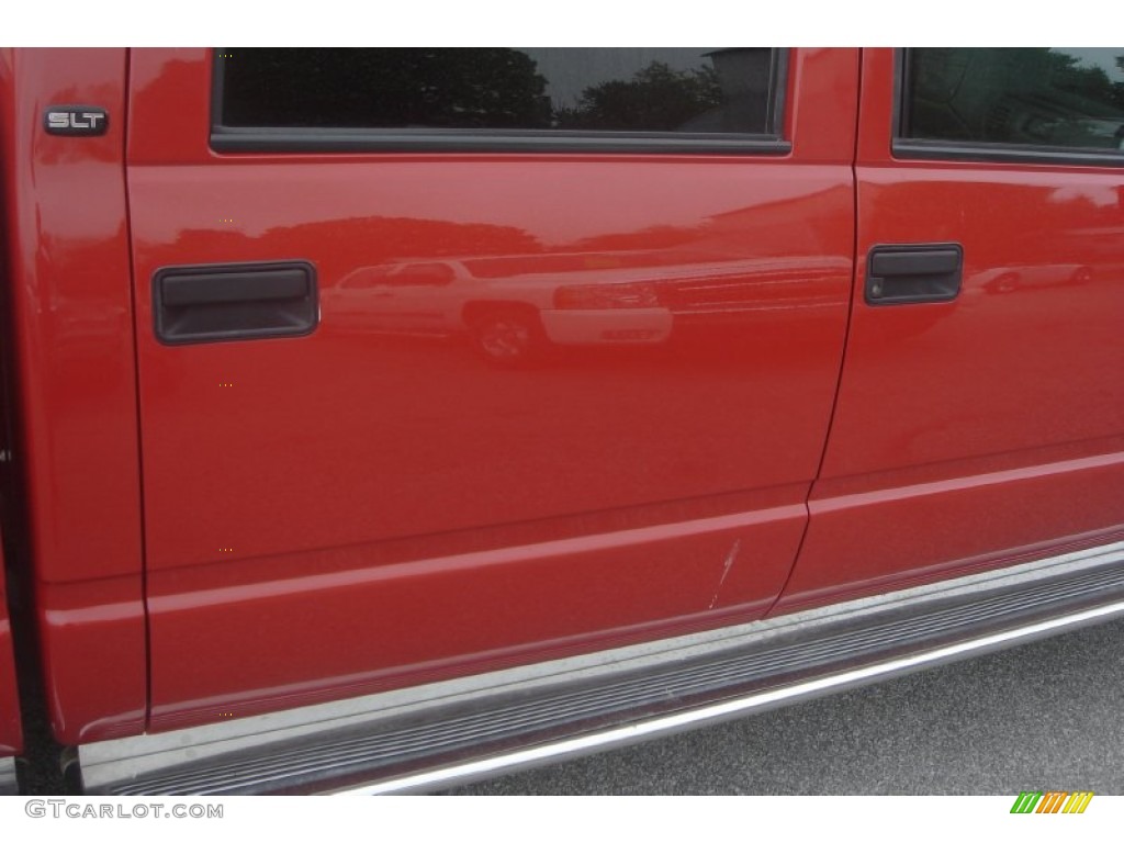1999 Sierra 3500 SLT Crew Cab Dually - Fire Red / Gray photo #36
