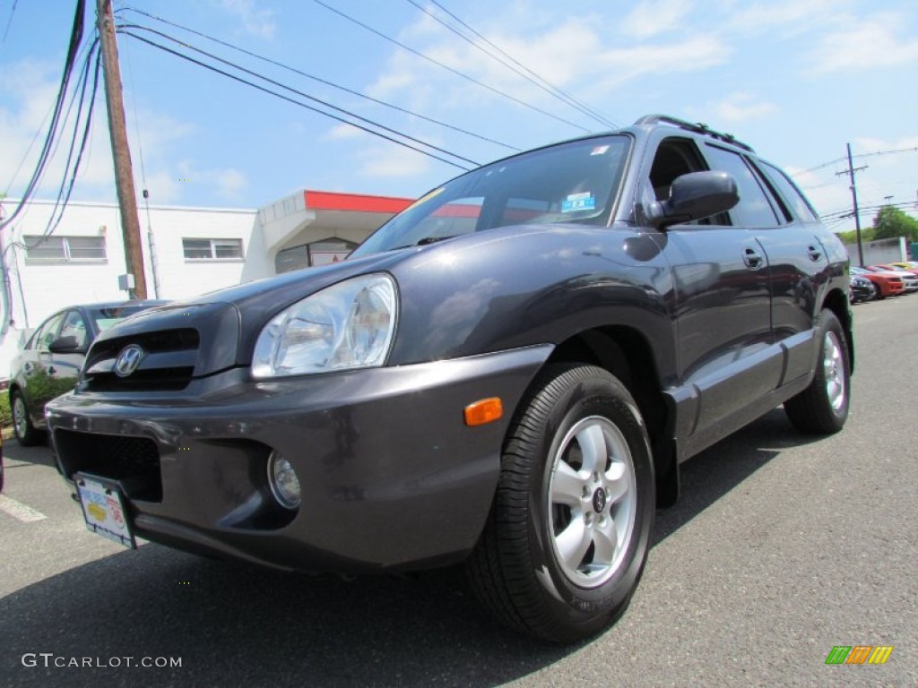 2006 Santa Fe GLS 4WD - Steel Blue / Gray photo #1