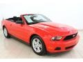 Race Red 2012 Ford Mustang V6 Convertible Exterior