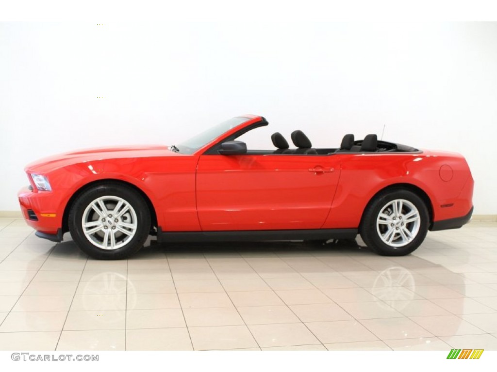 Race Red 2012 Ford Mustang V6 Convertible Exterior Photo #64808815