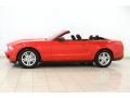 Race Red 2012 Ford Mustang V6 Convertible Exterior