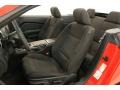 Charcoal Black 2012 Ford Mustang V6 Convertible Interior Color