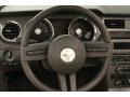 Charcoal Black 2012 Ford Mustang V6 Convertible Steering Wheel