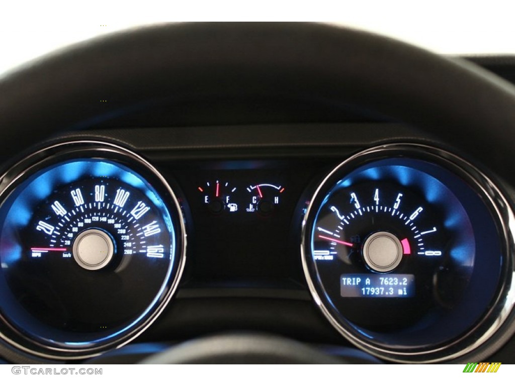 2012 Ford Mustang V6 Convertible Gauges Photo #64808872