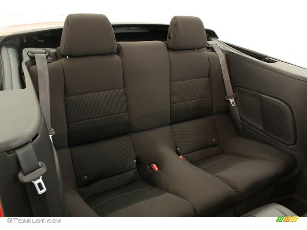 2012 Ford Mustang V6 Convertible Rear Seat Photo #64808920