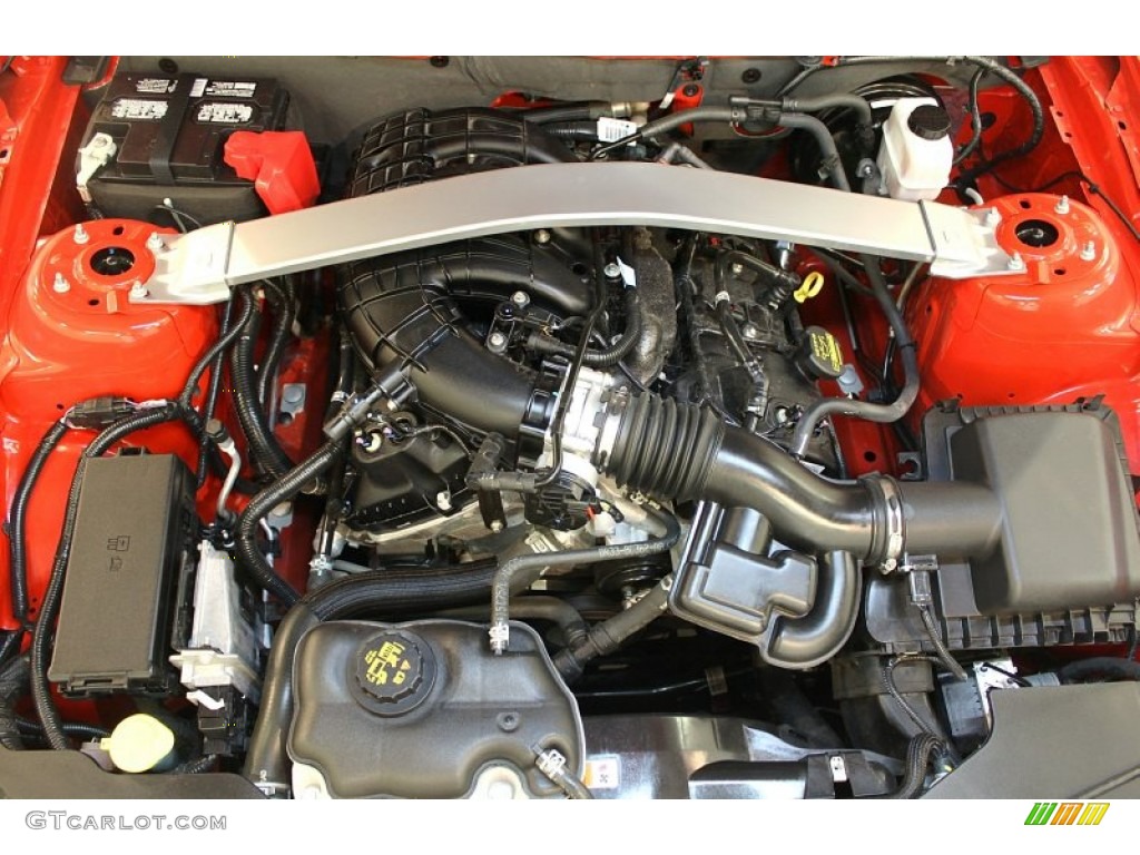 2012 Ford Mustang V6 Convertible 3.7 Liter DOHC 24-Valve Ti-VCT V6 Engine Photo #64808950