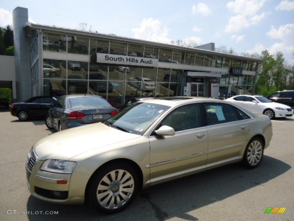 2006 A8 L 4.2 quattro - Platinum Beige Pearl Effect / Mojave Sand photo #1