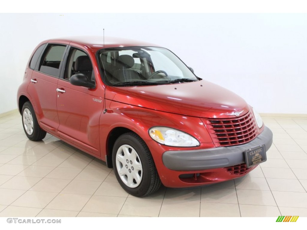 2002 PT Cruiser  - Inferno Red Pearlcoat / Taupe photo #1