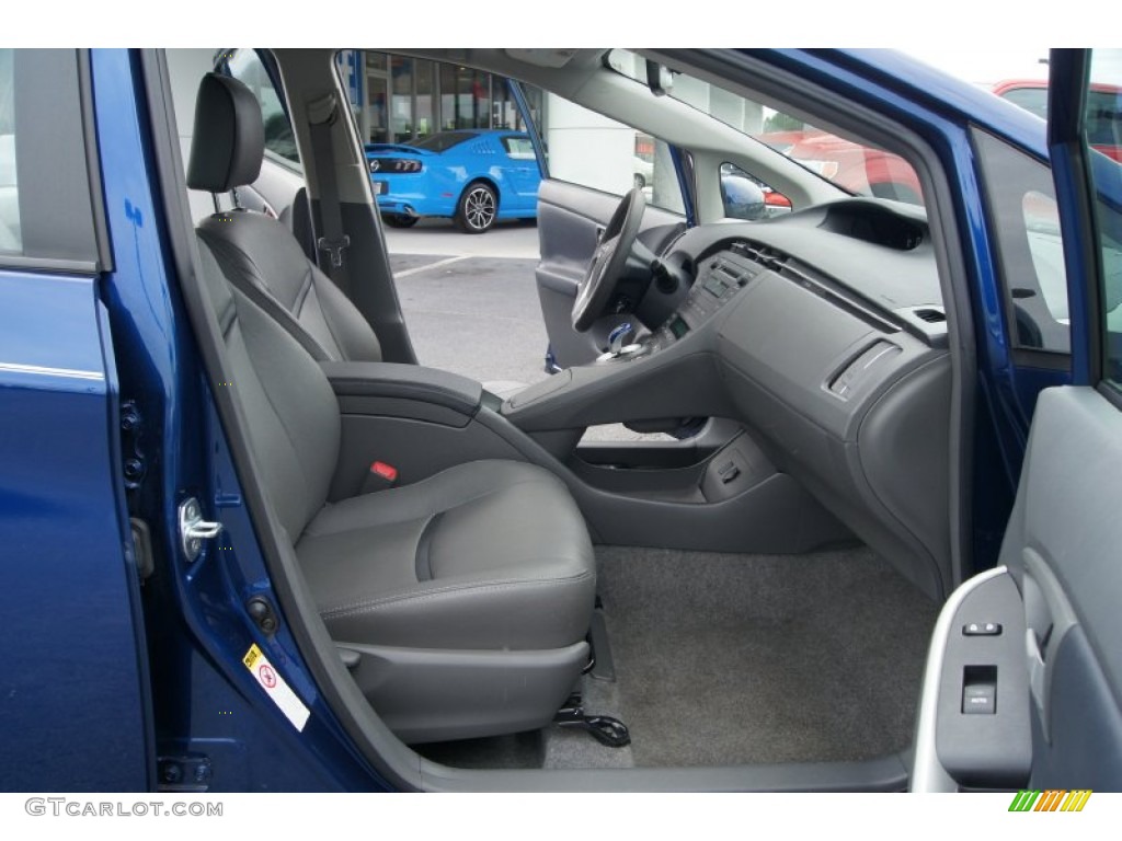 2010 Prius Hybrid V - Blue Ribbon Metallic / Dark Gray photo #12