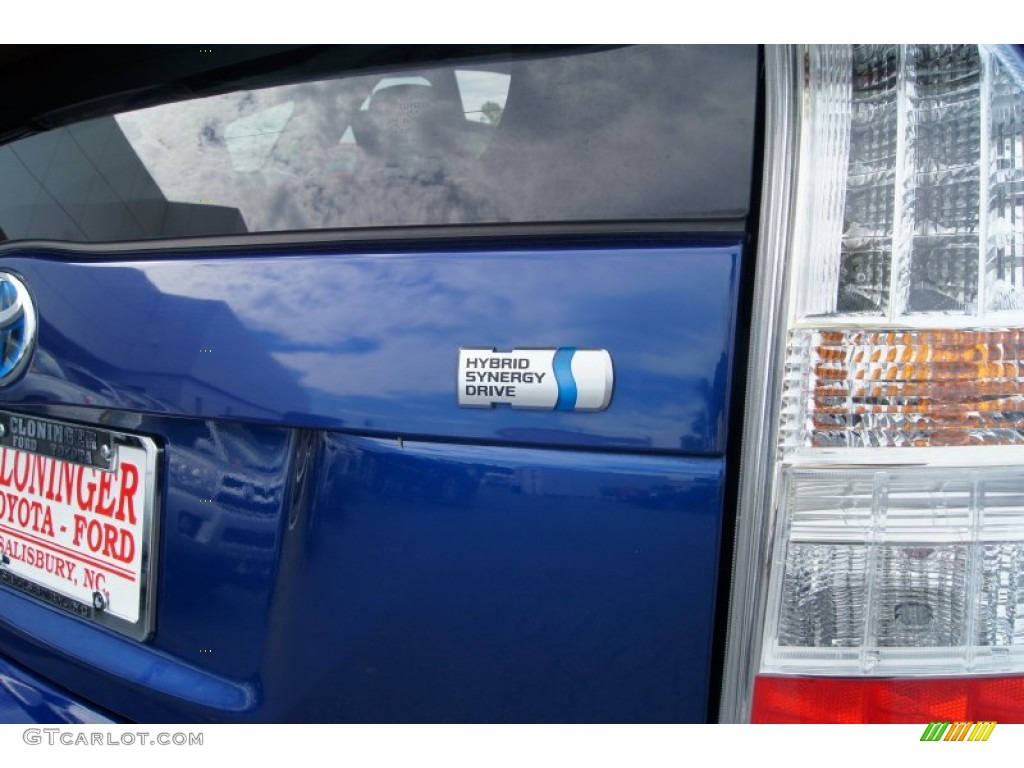 2010 Prius Hybrid V - Blue Ribbon Metallic / Dark Gray photo #17