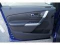 SEL Appearance Charcoal Black/Gray Alcantara 2013 Ford Edge SEL Door Panel