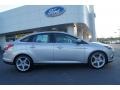 2012 Ingot Silver Metallic Ford Focus Titanium Sedan  photo #1