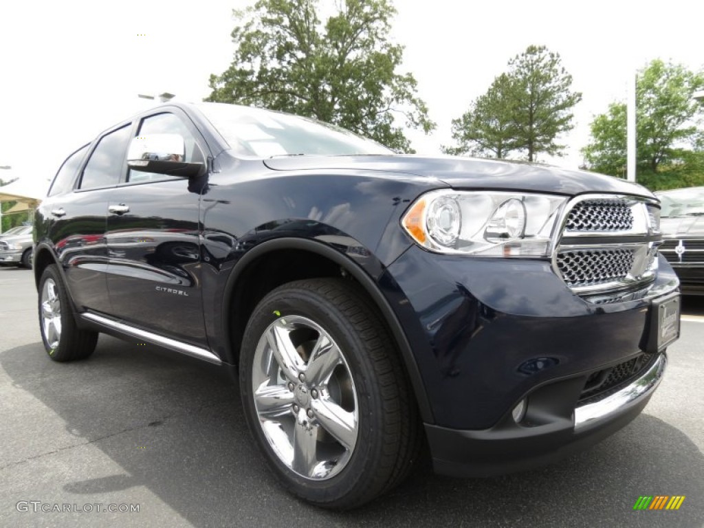 True Blue Pearl 2012 Dodge Durango Citadel Exterior Photo #64811654