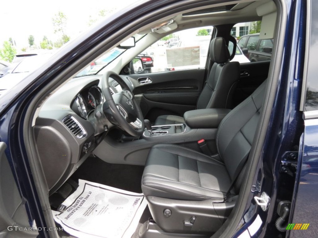 Black Interior 2012 Dodge Durango Citadel Photo #64811669