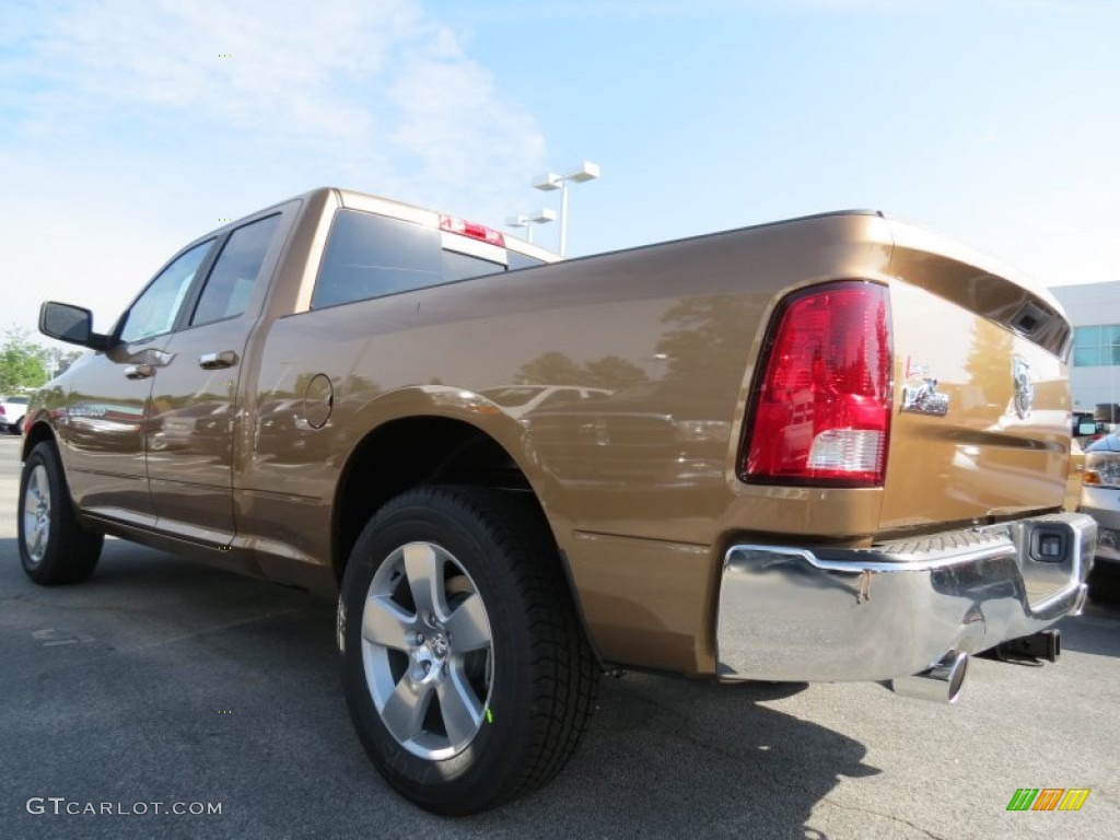 2012 Ram 1500 Big Horn Quad Cab - Saddle Brown Pearl / Dark Slate Gray/Medium Graystone photo #2