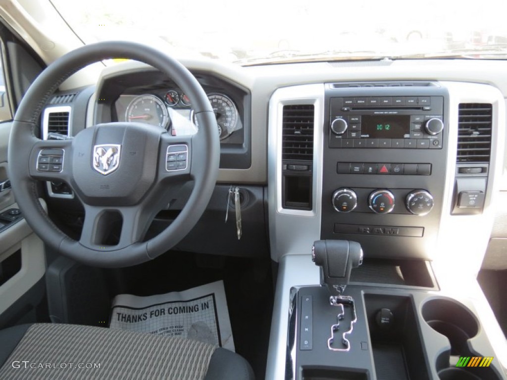 2012 Ram 1500 Big Horn Quad Cab - Saddle Brown Pearl / Dark Slate Gray/Medium Graystone photo #10