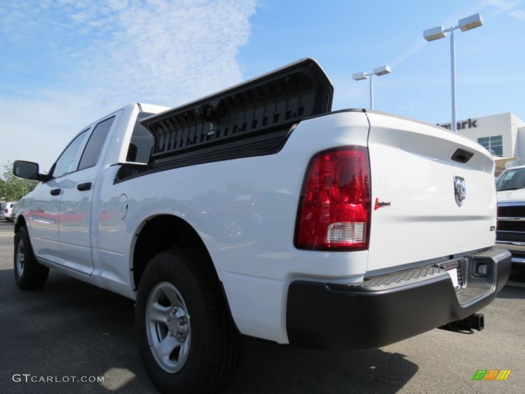 2012 Ram 1500 ST Quad Cab - Bright White / Dark Slate Gray/Medium Graystone photo #2