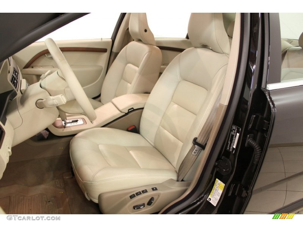 Sandstone Beige Interior 2009 Volvo S80 T6 AWD Photo #64812653