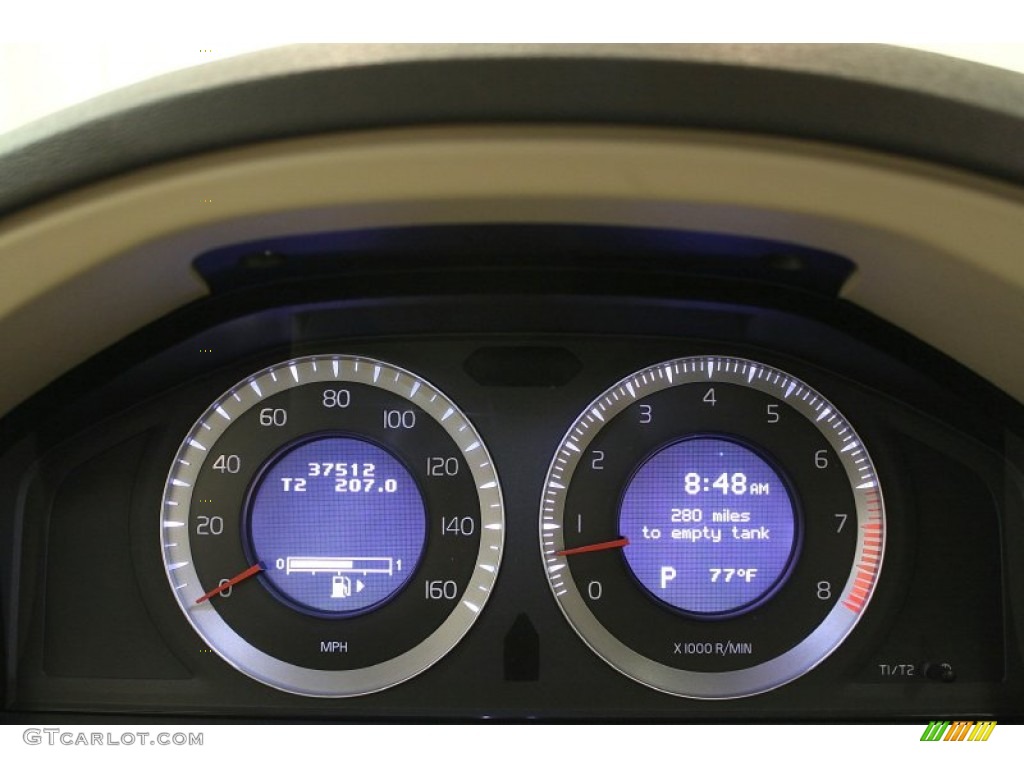 2009 Volvo S80 T6 AWD Gauges Photo #64812665