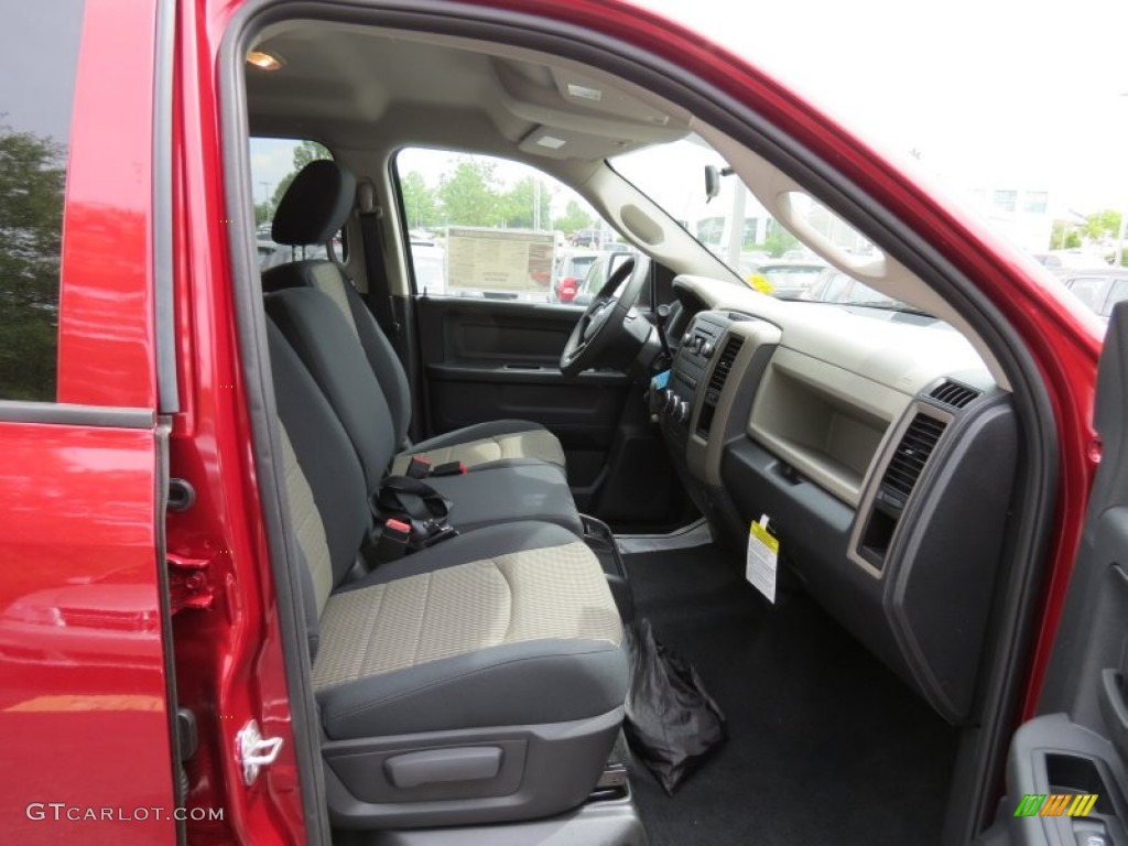 2012 Ram 1500 Express Crew Cab - Deep Cherry Red Crystal Pearl / Dark Slate Gray/Medium Graystone photo #9