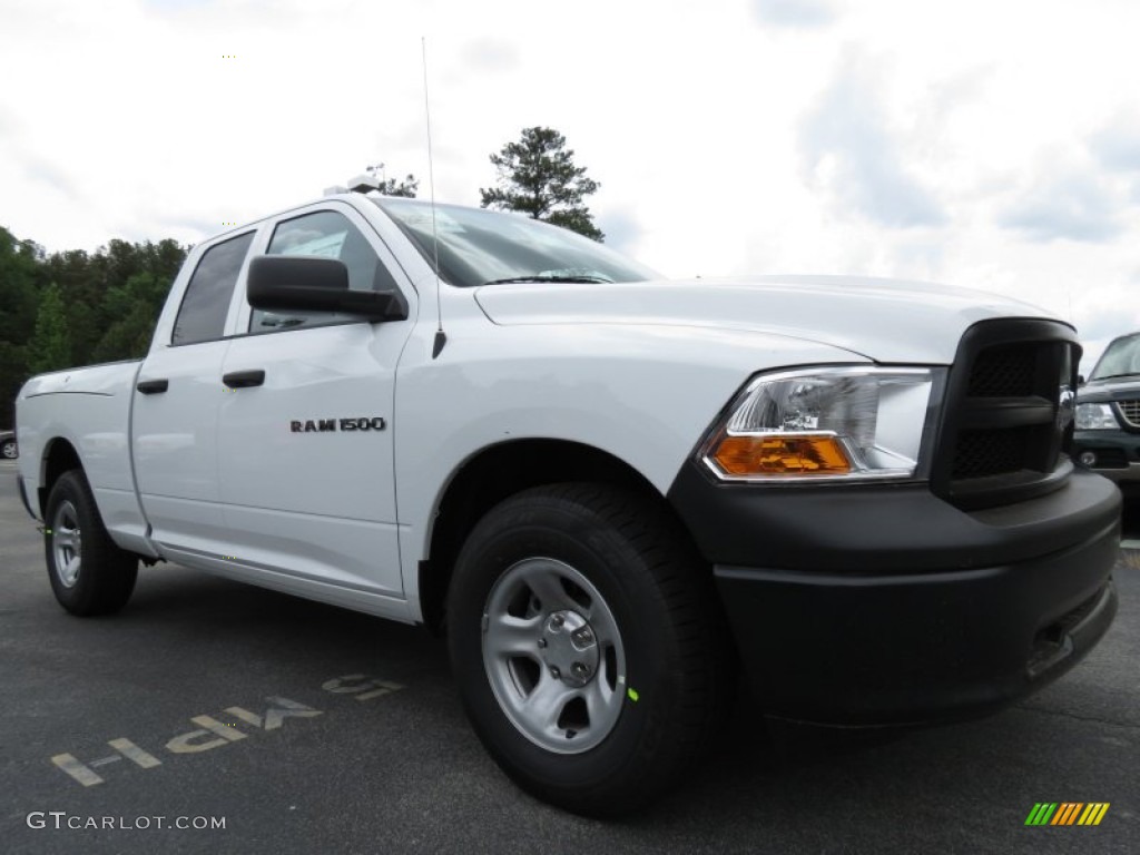 Bright White 2012 Dodge Ram 1500 ST Quad Cab Exterior Photo #64812964