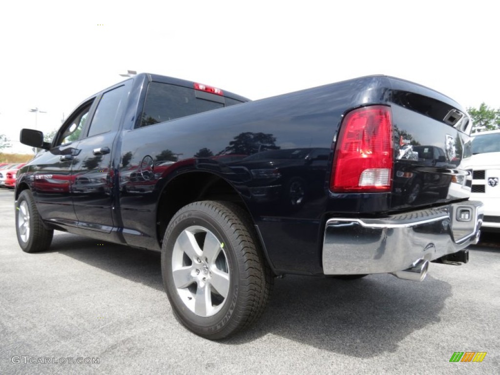 2012 Ram 1500 Big Horn Quad Cab - True Blue Pearl / Dark Slate Gray/Medium Graystone photo #2