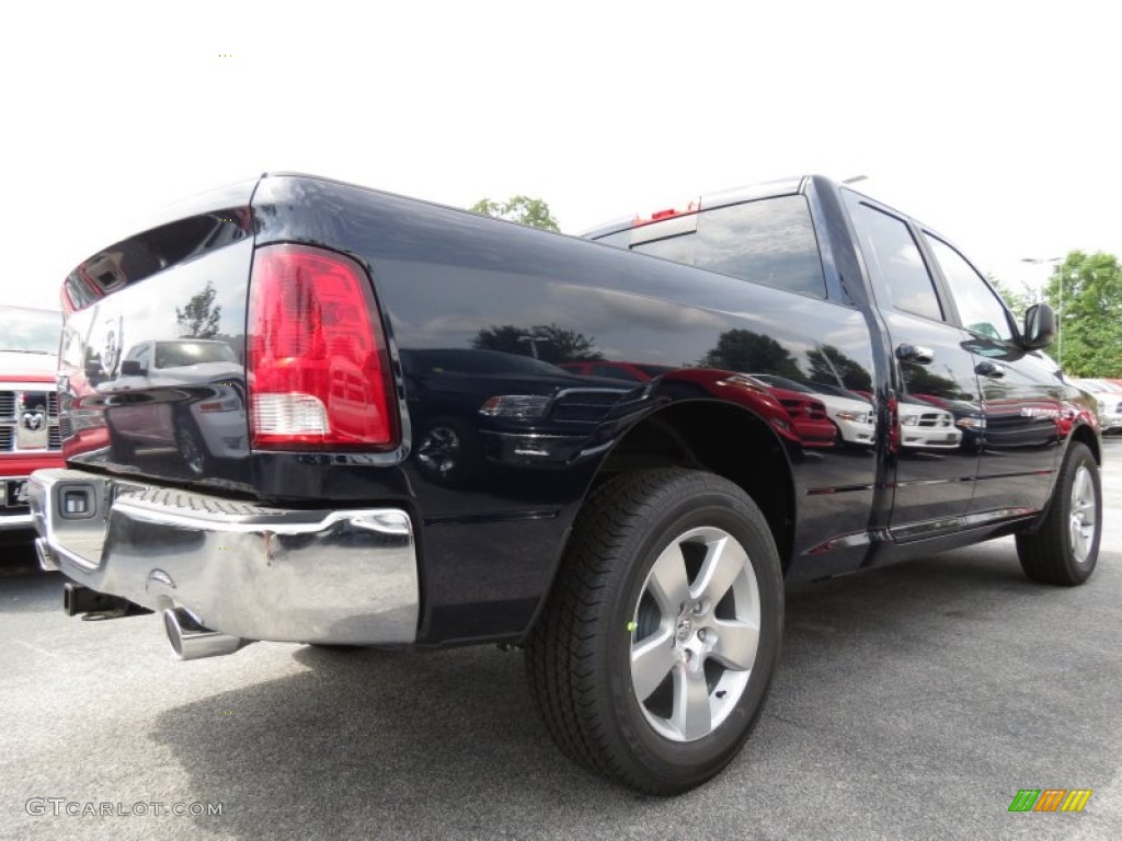 2012 Ram 1500 Big Horn Quad Cab - True Blue Pearl / Dark Slate Gray/Medium Graystone photo #3