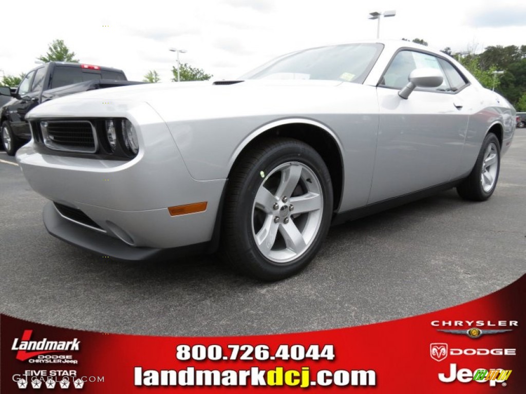 2012 Challenger SXT - Bright Silver Metallic / Dark Slate Gray photo #1