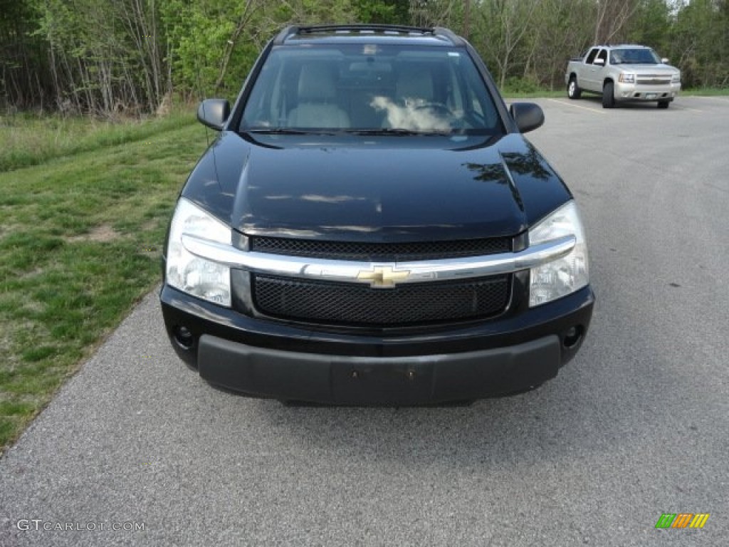 2005 Equinox LS AWD - Black / Light Gray photo #2