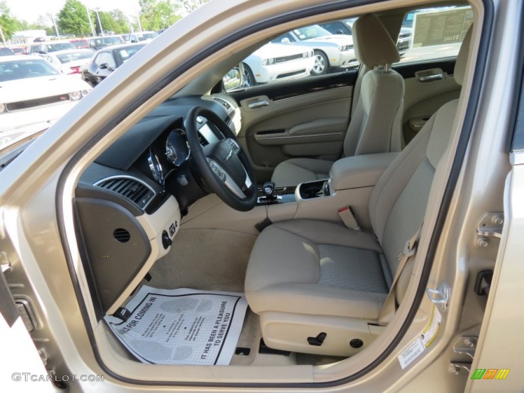 Black/Light Frost Beige Interior 2012 Chrysler 300 Standard 300 Model Photo #64814696