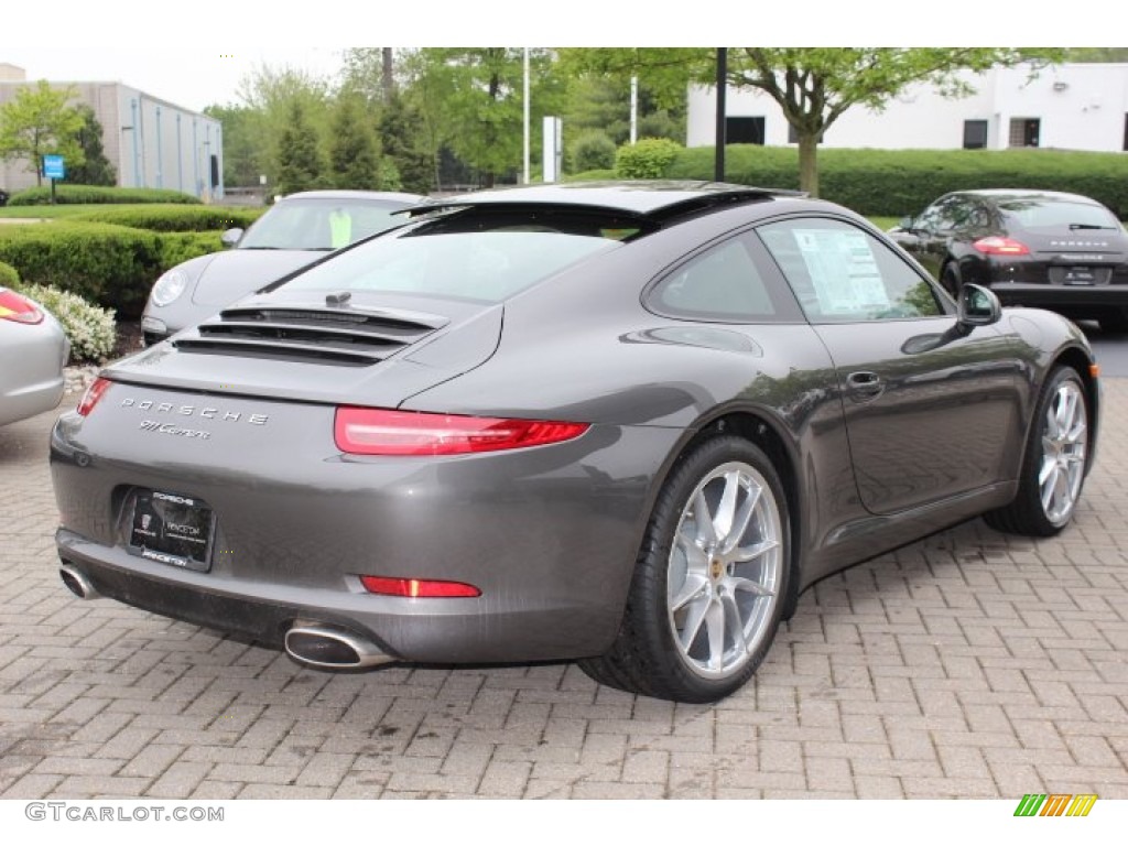 Agate Grey Metallic 2012 Porsche New 911 Carrera Coupe Exterior Photo #64814849