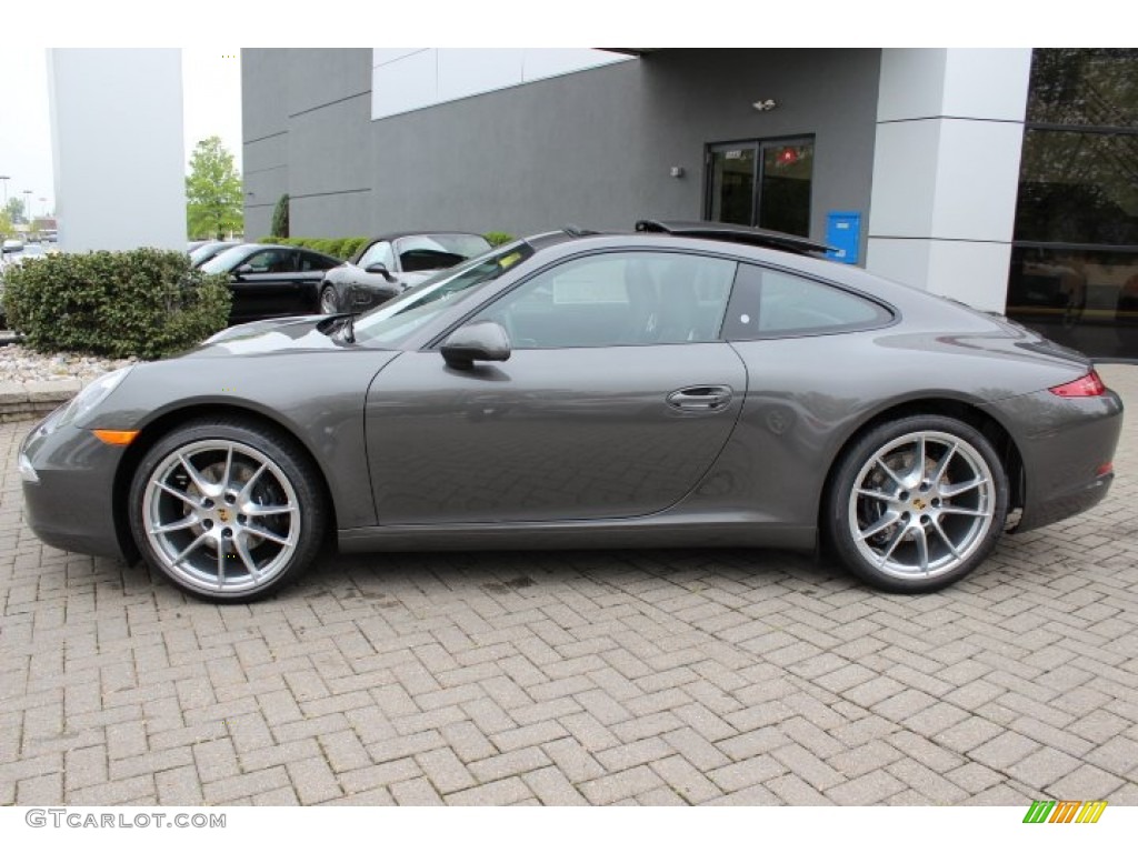 Agate Grey Metallic 2012 Porsche New 911 Carrera Coupe Exterior Photo #64814858