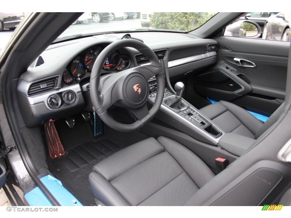 Black Interior 2012 Porsche New 911 Carrera Coupe Photo #64814870
