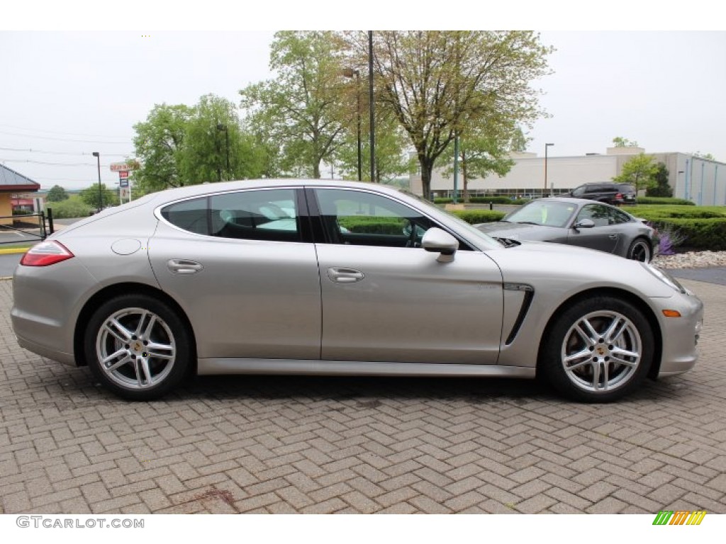 Platinum Silver Metallic 2012 Porsche Panamera S Hybrid Exterior Photo #64815044