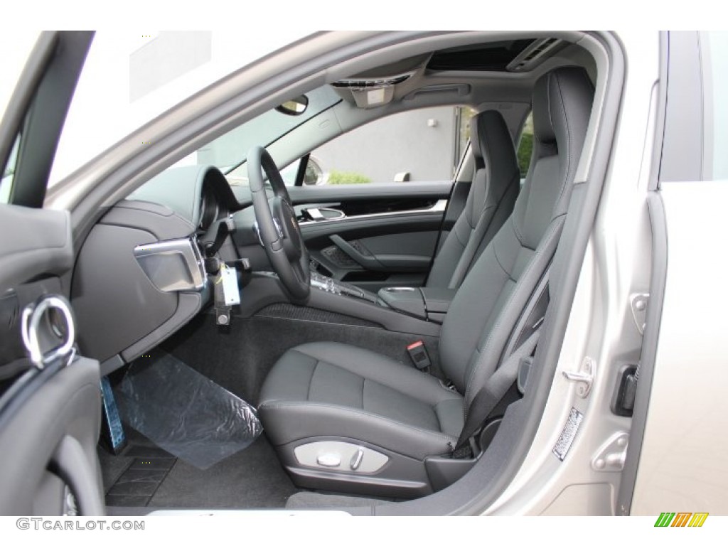 Black Interior 2012 Porsche Panamera S Hybrid Photo #64815071