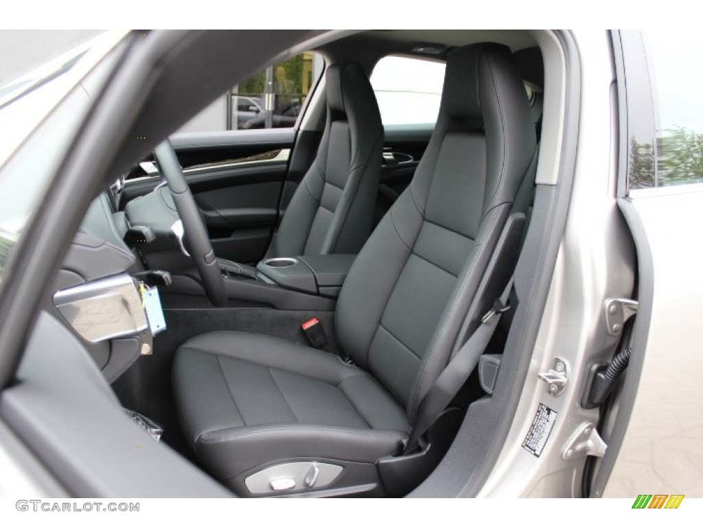Black Interior 2012 Porsche Panamera S Hybrid Photo #64815074