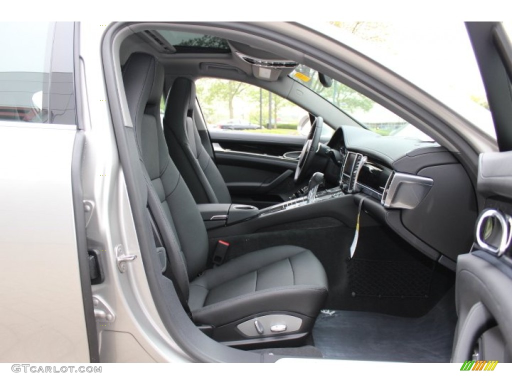 Black Interior 2012 Porsche Panamera S Hybrid Photo #64815119