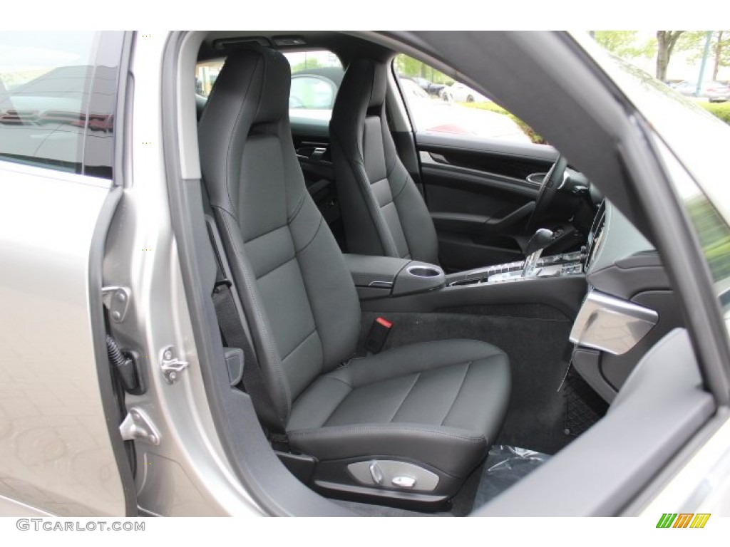 Black Interior 2012 Porsche Panamera S Hybrid Photo #64815122