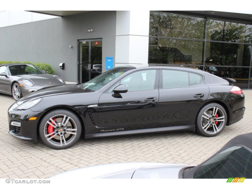 Basalt Black Metallic 2013 Porsche Panamera GTS Exterior Photo #64815161