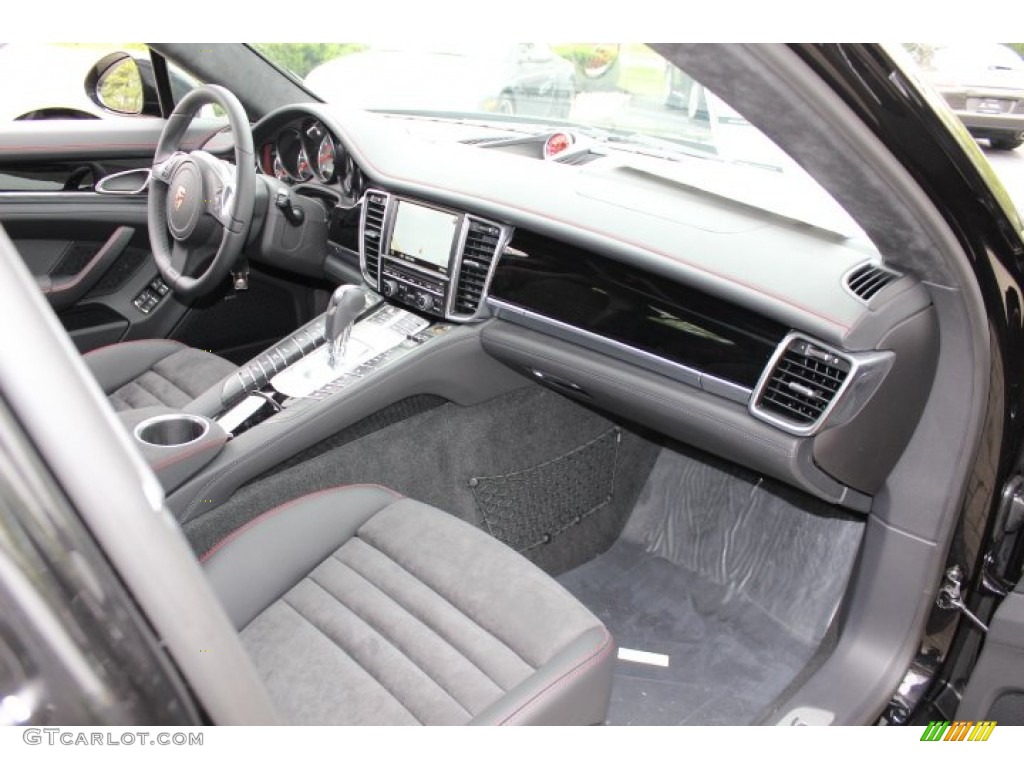 2013 Porsche Panamera GTS Black w/Alcantara Dashboard Photo #64815221