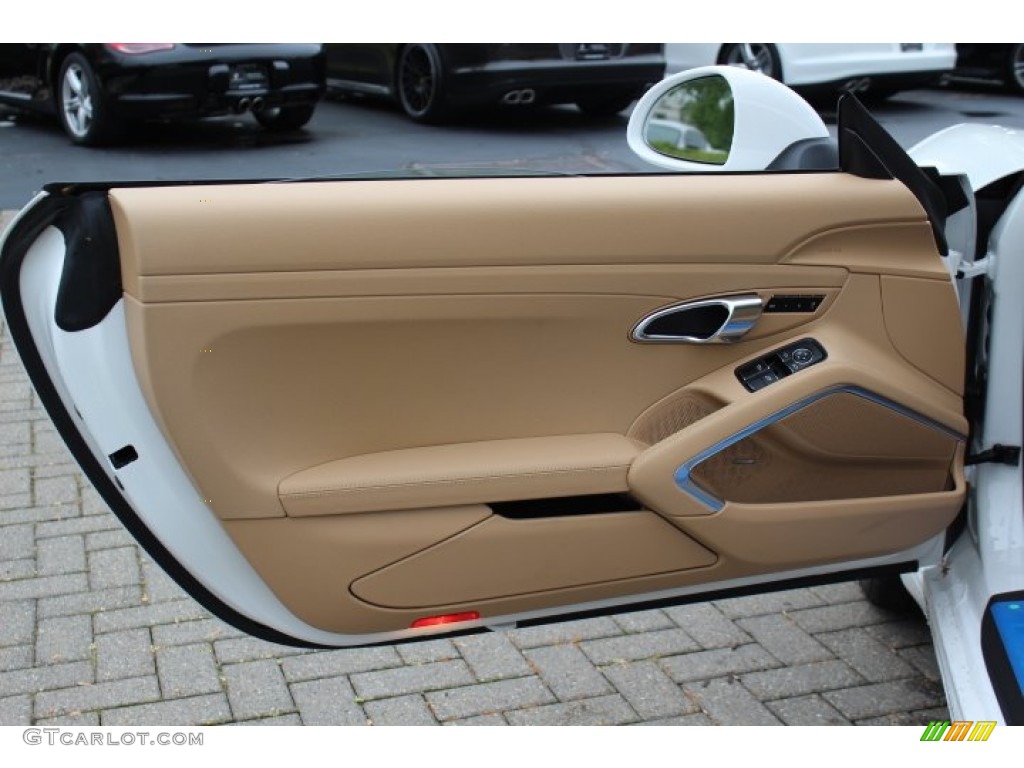 2012 Porsche New 911 Carrera Coupe Luxor Beige Door Panel Photo #64815374