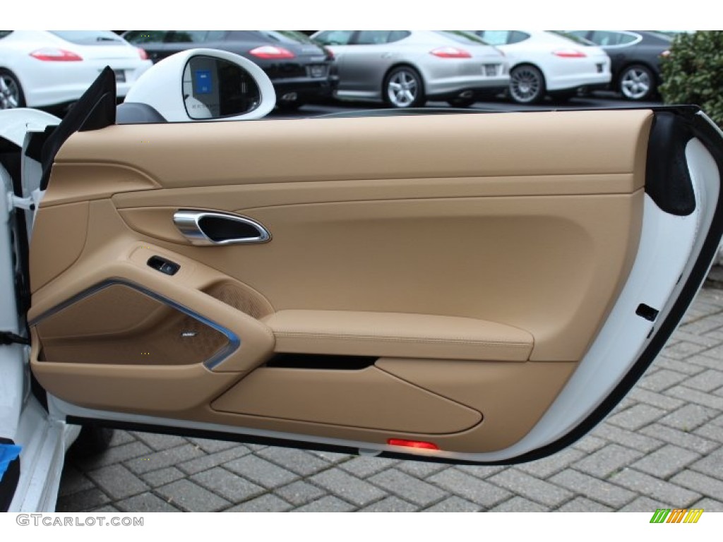 2012 Porsche New 911 Carrera Coupe Luxor Beige Door Panel Photo #64815422