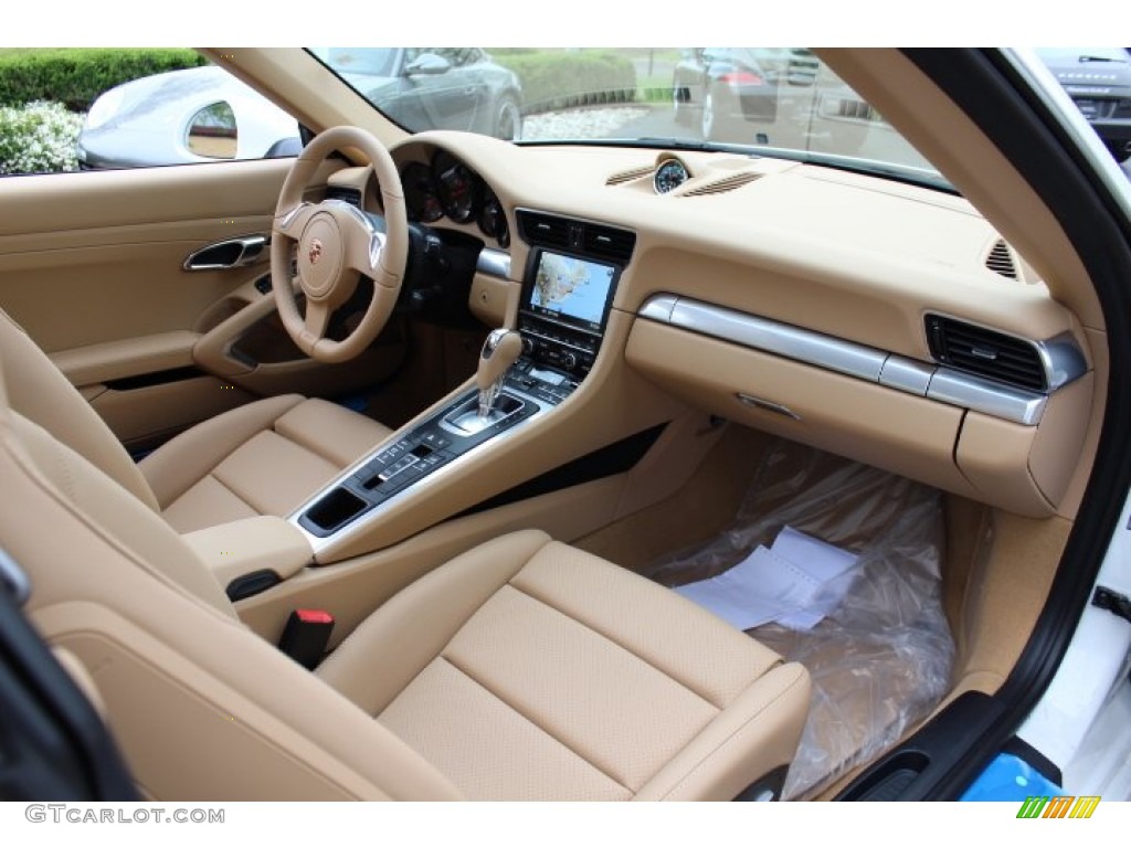Luxor Beige Interior 2012 Porsche New 911 Carrera Coupe Photo #64815428
