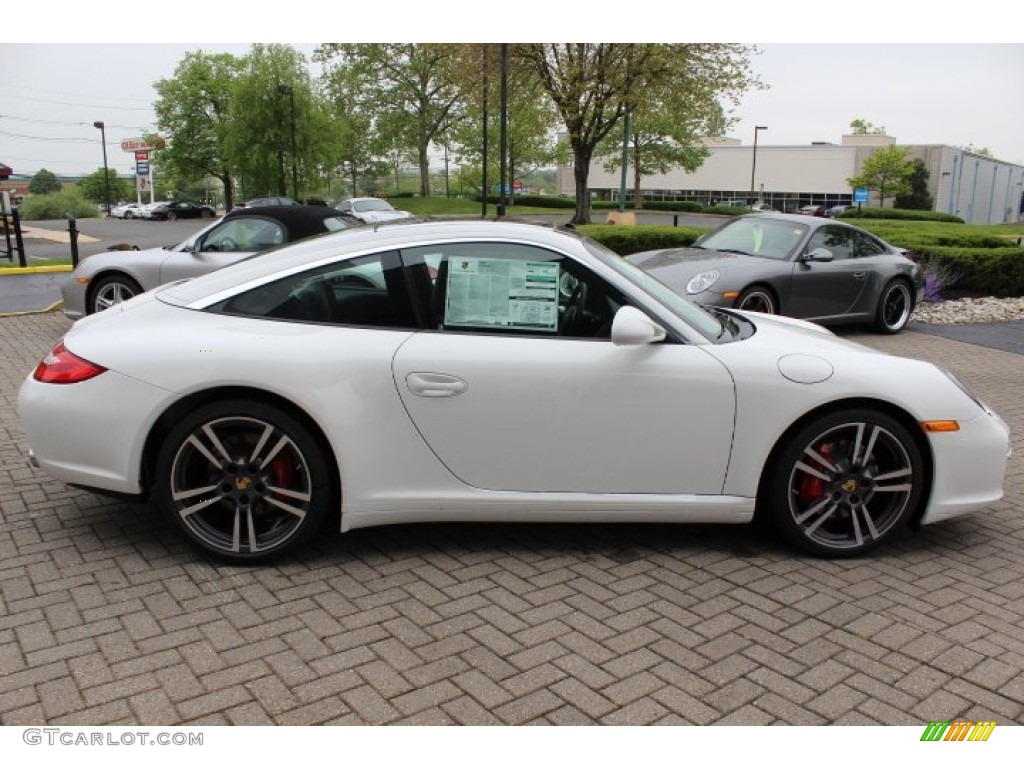 2012 911 Targa 4S - Carrara White / Black photo #4