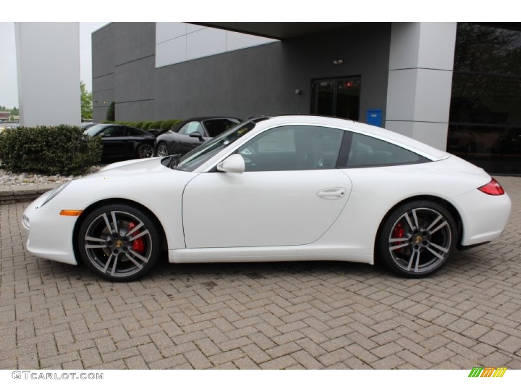 2012 911 Targa 4S - Carrara White / Black photo #8