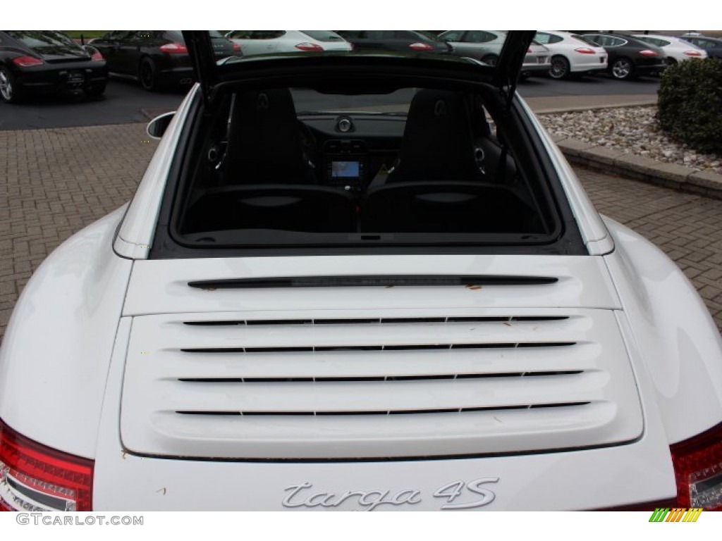 2012 911 Targa 4S - Carrara White / Black photo #20