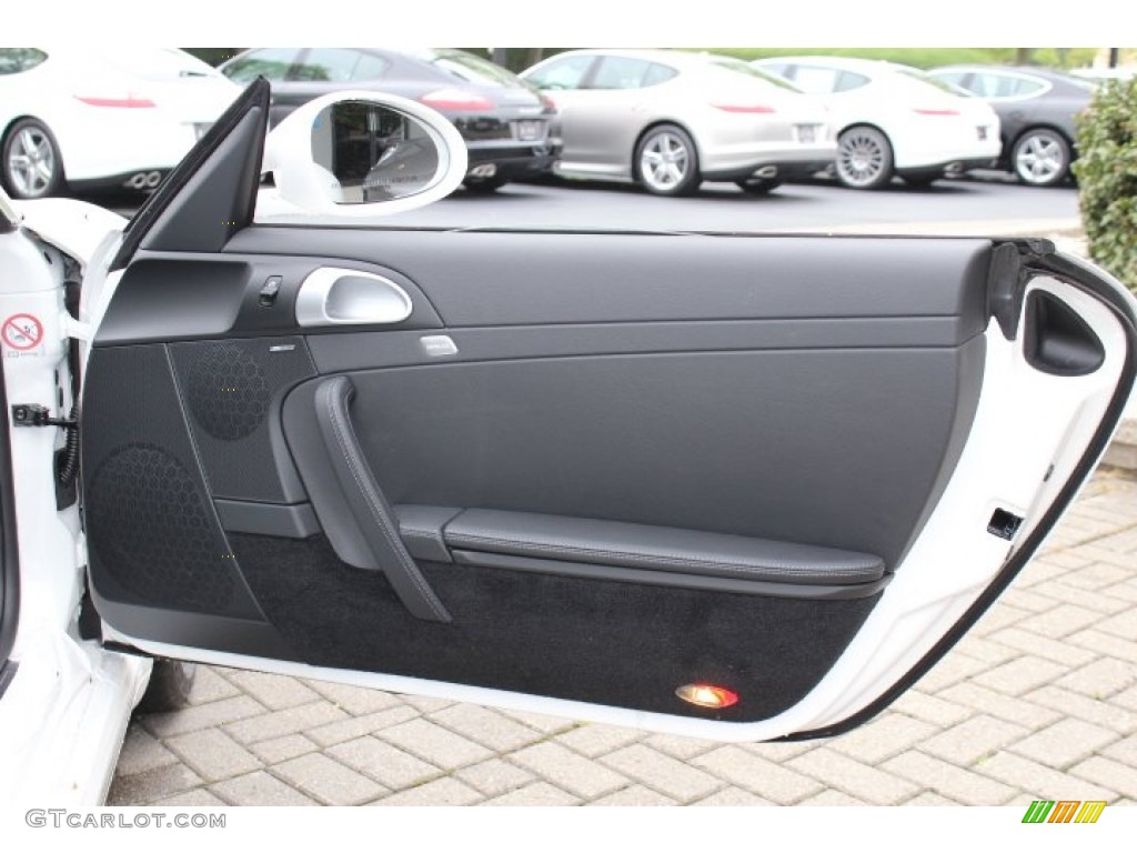 2012 Porsche 911 Targa 4S Black Door Panel Photo #64815521