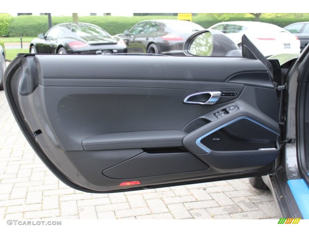 2012 Porsche New 911 Carrera S Cabriolet Black Door Panel Photo #64815575