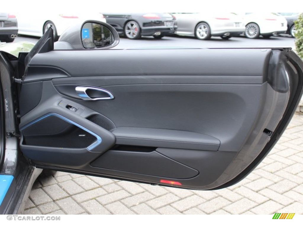2012 Porsche New 911 Carrera S Cabriolet Black Door Panel Photo #64815620