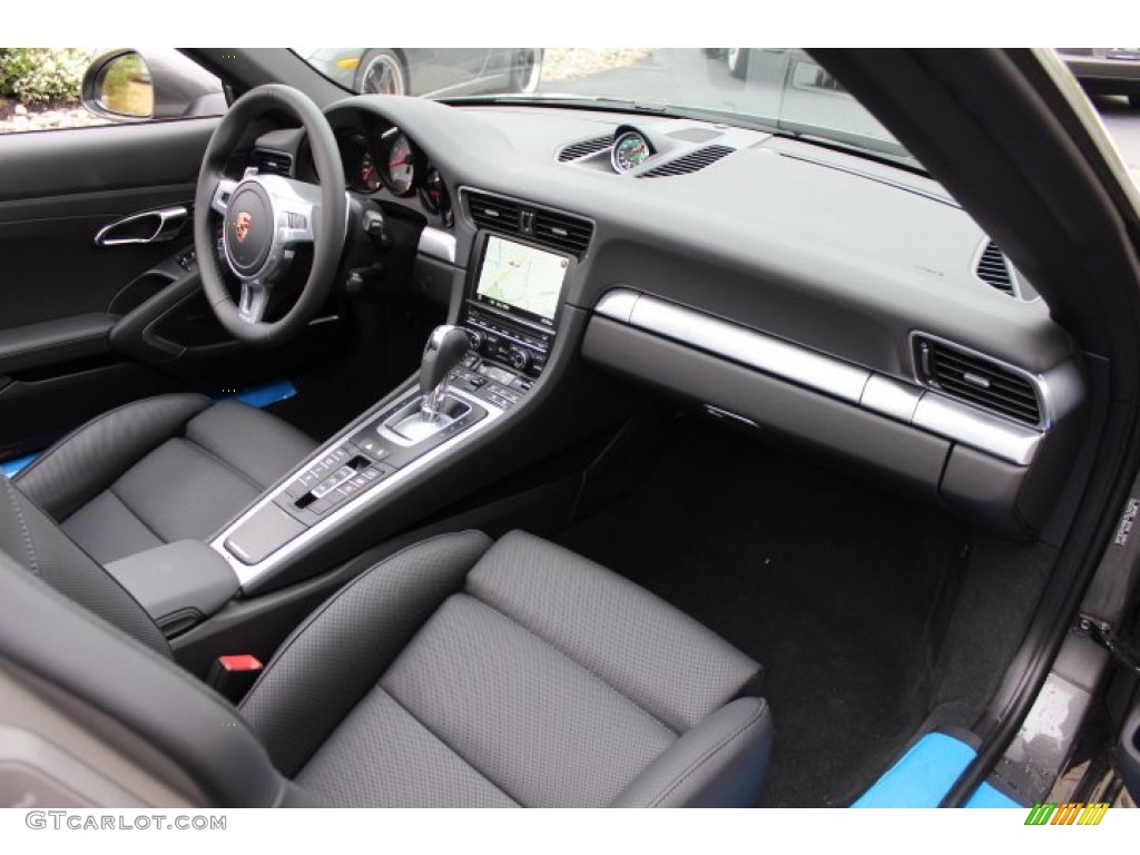 2012 Porsche New 911 Carrera S Cabriolet Black Dashboard Photo #64815626